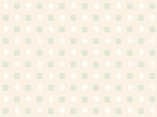 手描きのキラキラと四角を並べたベージュの水彩パターン
