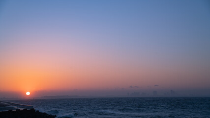 新浦安から見える朝の風景Ⅰ