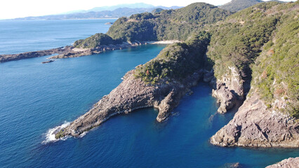 日向岬のドローン撮影