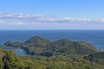 日向市・米ノ山展望台からの眺め