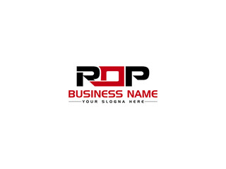 Fototapeta Modern ROP Logo Icon Vector, Colorful RO r o p Logo Letter Vector Art Image Design For Your Simple Brand obraz