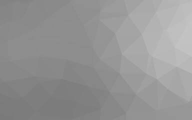 Light Silver, Gray vector triangle mosaic cover.