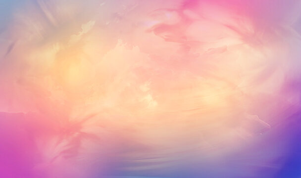 Abstract Clouds Watercolor Sky Background