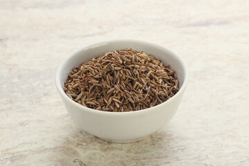 Zira seeds in the bowl