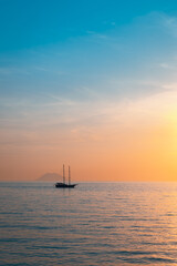Fototapeta premium Sunset in Tropea 