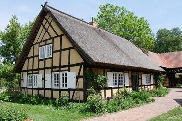 Fototapeta na wymiar Dorf Freilandmuseum Lehde im Spreewald
