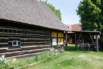 Fototapeta na wymiar Dorf im Spreewald