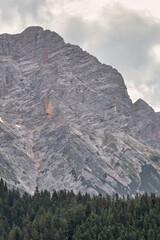 Fototapeta premium Landscape with clouds over mountain - Hochkönig Austria