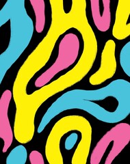 illustration background pattern bright colors - wallpaper 