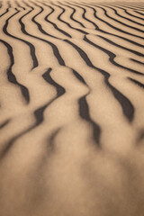 sand pattern on the dunes