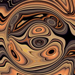 metallic stripes on the diagonal transformed into unique intricate patterns and design