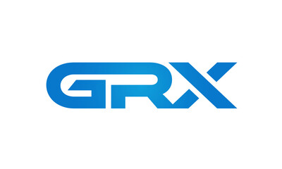 GRX letters Joined logo design connect letters with chin logo logotype icon concept