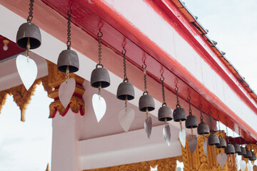 Small bell at Sakon Nakhon temple, Thailand