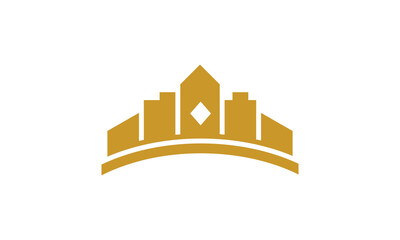 Crown City Logo Design, Minimalist and Luxurious Identity