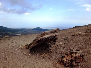 Der Vulkan Etna nahe Catania auf Sizilien