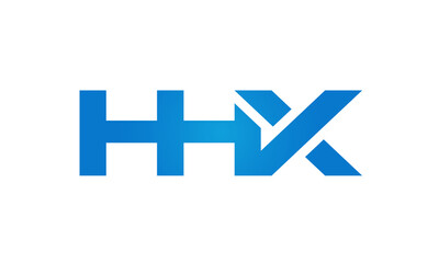 HHX letters Joined logo design connect letters with chin logo logotype icon concept