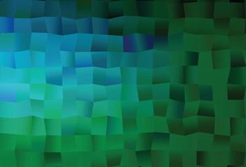 Light Blue, Green vector cover with polygonal style.