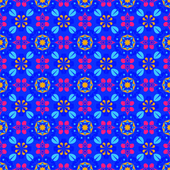 Nature Seamless Pattern Garden Floral Background Damask Art