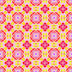 Nature Seamless Pattern Garden Floral Background Damask Art