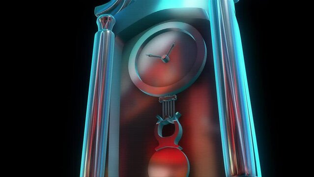 Pendulum Clock 4k. High quality 4k footage