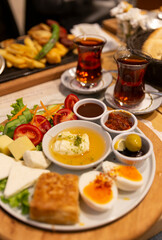 Fototapeta na wymiar Breakfast in Istanbul