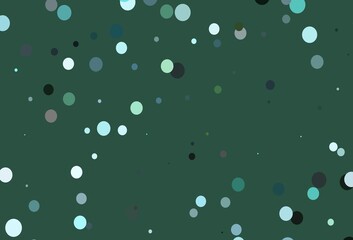 Light Green, Yellow vector template with circles.