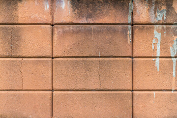 texture background of the orange brick wall