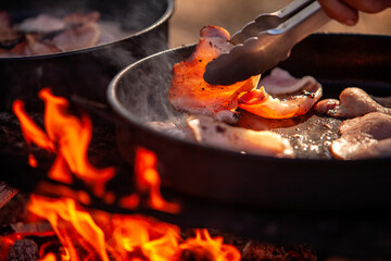 Campfire cooking