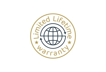 Limited Lifetime warranty guarantee vector