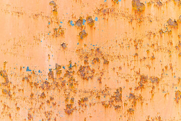 Rusty metal can be used for background