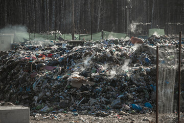Waste recycling point, sorting and disposal