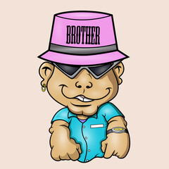 a cute man is in style