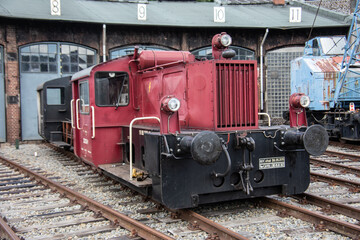 heavy old locomotive