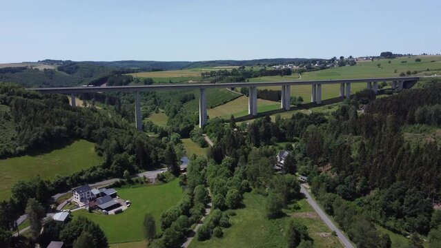 Ourtalbr&uuml;cke in the district of Lommersweiler of the German-speaking municipality of Sankt Vith in the Belgian province of Li&egrave;ge