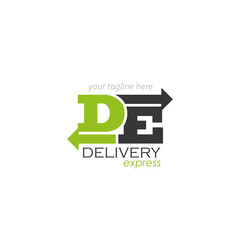 Delivery company Logo Design Template for your business. With place for your tagline