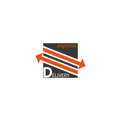 Delivery company Logo Design Template for your business. Flat design