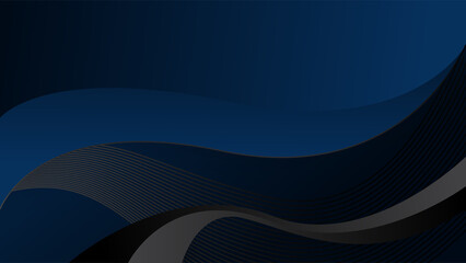 Blue and black tech corporate background