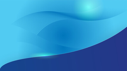 Abstract blue background poster with dynamic. technology network Vector illustration.