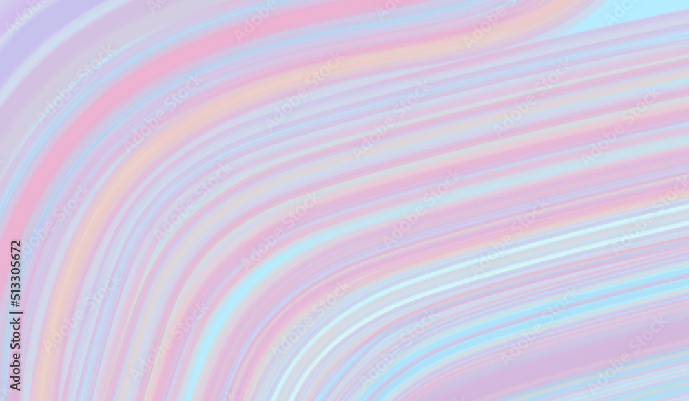 Aufkleber pastel colorful tone fluid wave. hologram element floating land concept background.