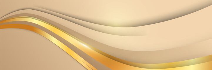 Abstract gold and white luxury background