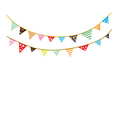 The fabric flag is a colorful flag pattern. There are different beautiful patterns. Used for birthdays, celebrations, special events