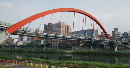 Rainbow Bridge across the Keelung River