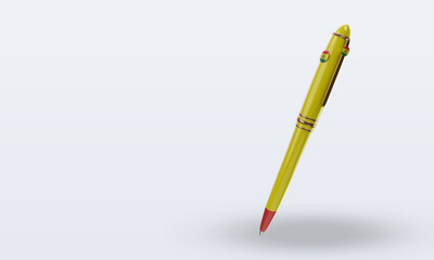 3d ballpoint Bolivia flag rendering right view