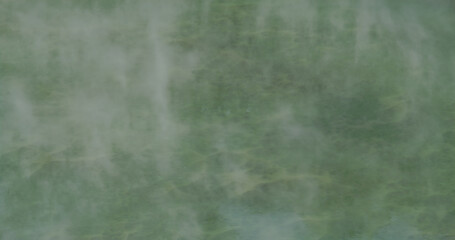 Hot spring pond at Xinbeitou thermal valley in Taiwan