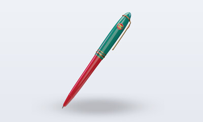 3d ballpoint Grenada flag rendering front view