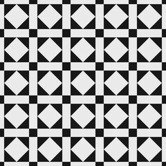 Checker stylish black forms of a simple pattern. Vector for print and decor, textiles and decoration. The print is stylish for surfaces.