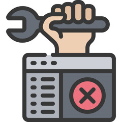 Repair Code Error Icon