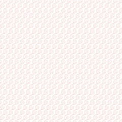 Fototapeta premium Seamless vector ornament. Modern wavy light pink background. Geometric modern pattern