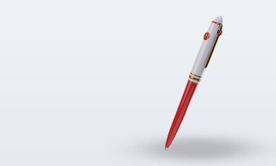 3d ballpoint Timor Leste flag rendering right view