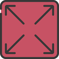 Expand Box Arrows Icon